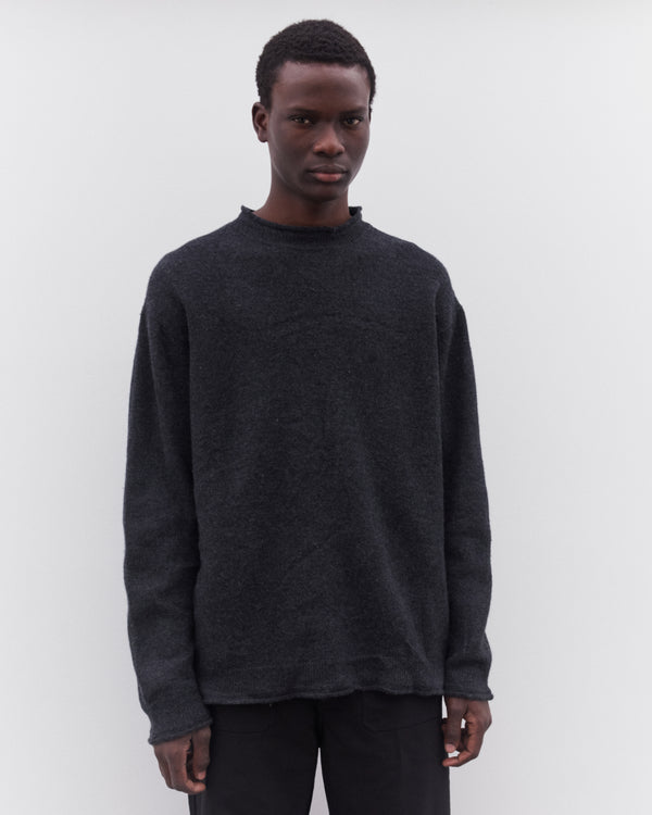 CDG Homme - Men’s Roll Neck Sweater - (Grey)
