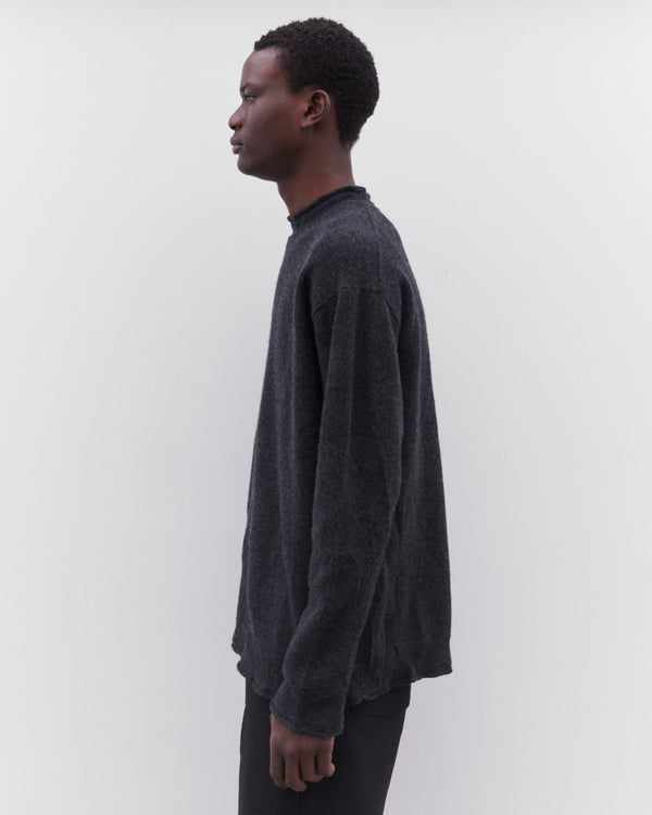 CDG Homme - Men’s Roll Neck Sweater - (Grey)
