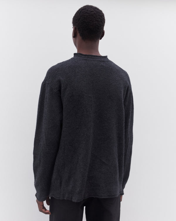 CDG Homme - Men’s Roll Neck Sweater - (Grey)