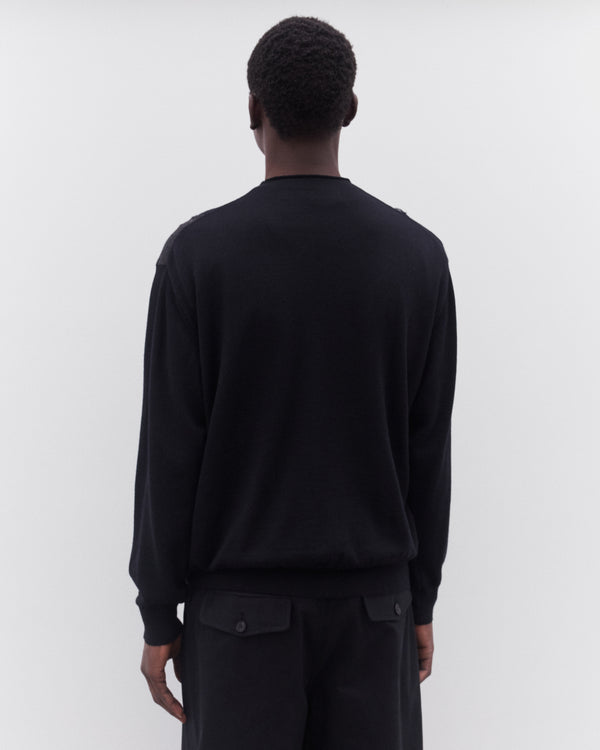 CDG Homme - Men’s Patchwork Cardigan - (Black)