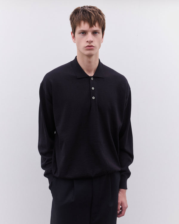 CDG Homme - Men’s Polo Knit Sweater - (Slate)
