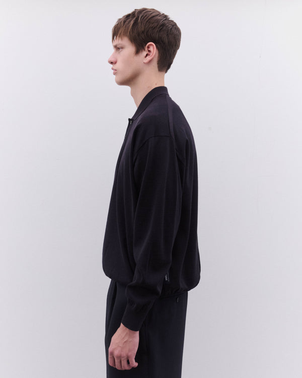 CDG Homme - Men’s Polo Knit Sweater - (Slate)