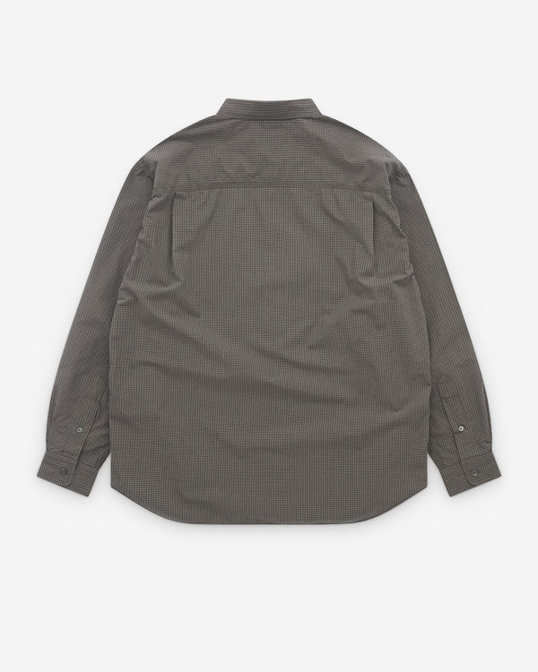 CDG Homme - Men’s Check Shirt - (Khaki)