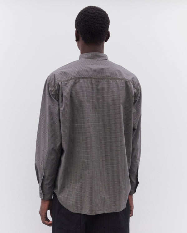 CDG Homme - Men’s Check Shirt - (Khaki)