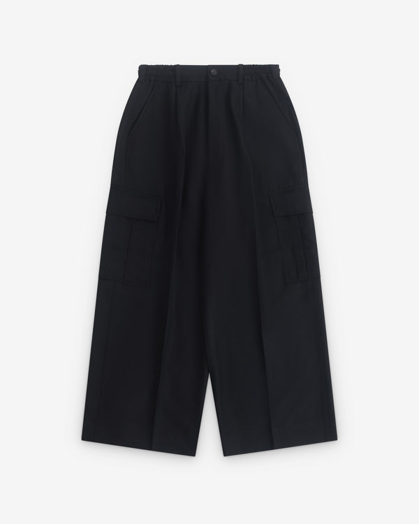 CDG Homme - Men’s Wide Pleated Trousers - (Black)