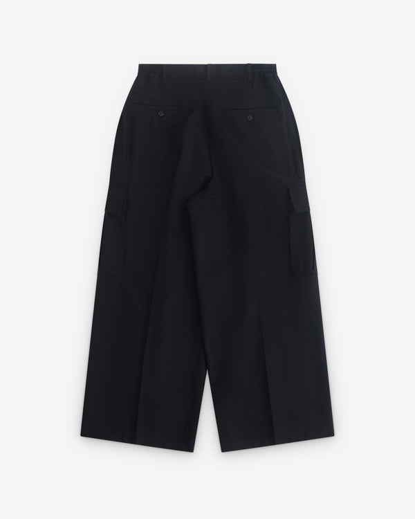 CDG Homme - Men’s Wide Pleated Trousers - (Black)