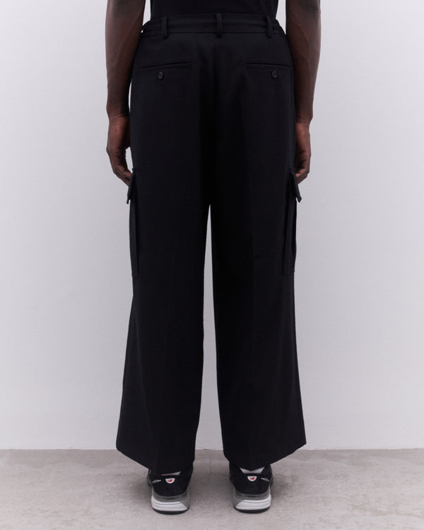 CDG Homme - Men’s Wide Pleated Trousers - (Black)