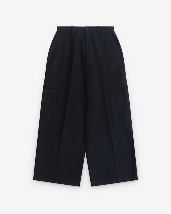 CDG Homme - Men’s Wide Pleated Trousers - (Navy)
