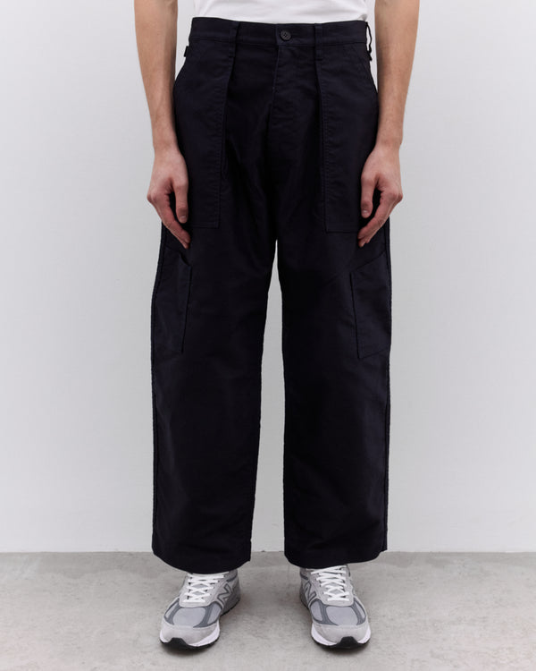 CDG Homme - Men’s Patch Pocket Tapered Trousers - (Navy)