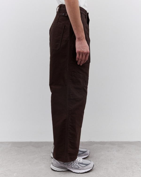 CDG Homme - Men’s Patch Pocket Tapered Trousers - (Brown)