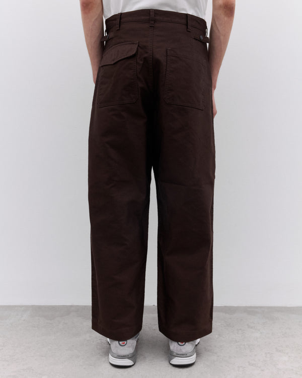 CDG Homme - Men’s Patch Pocket Tapered Trousers - (Brown)