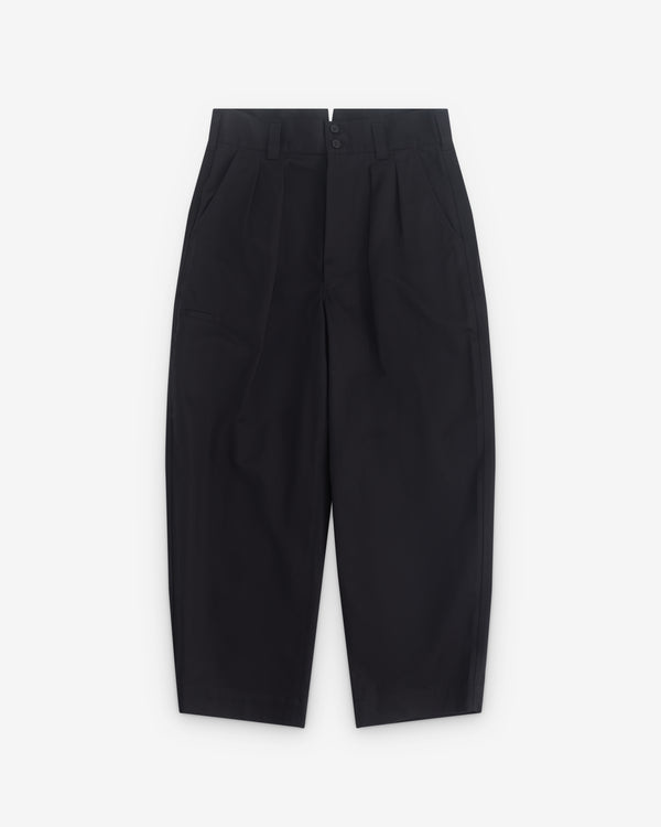 CDG Homme - Men’s Pleated Barrel Leg Trousers - (Black)