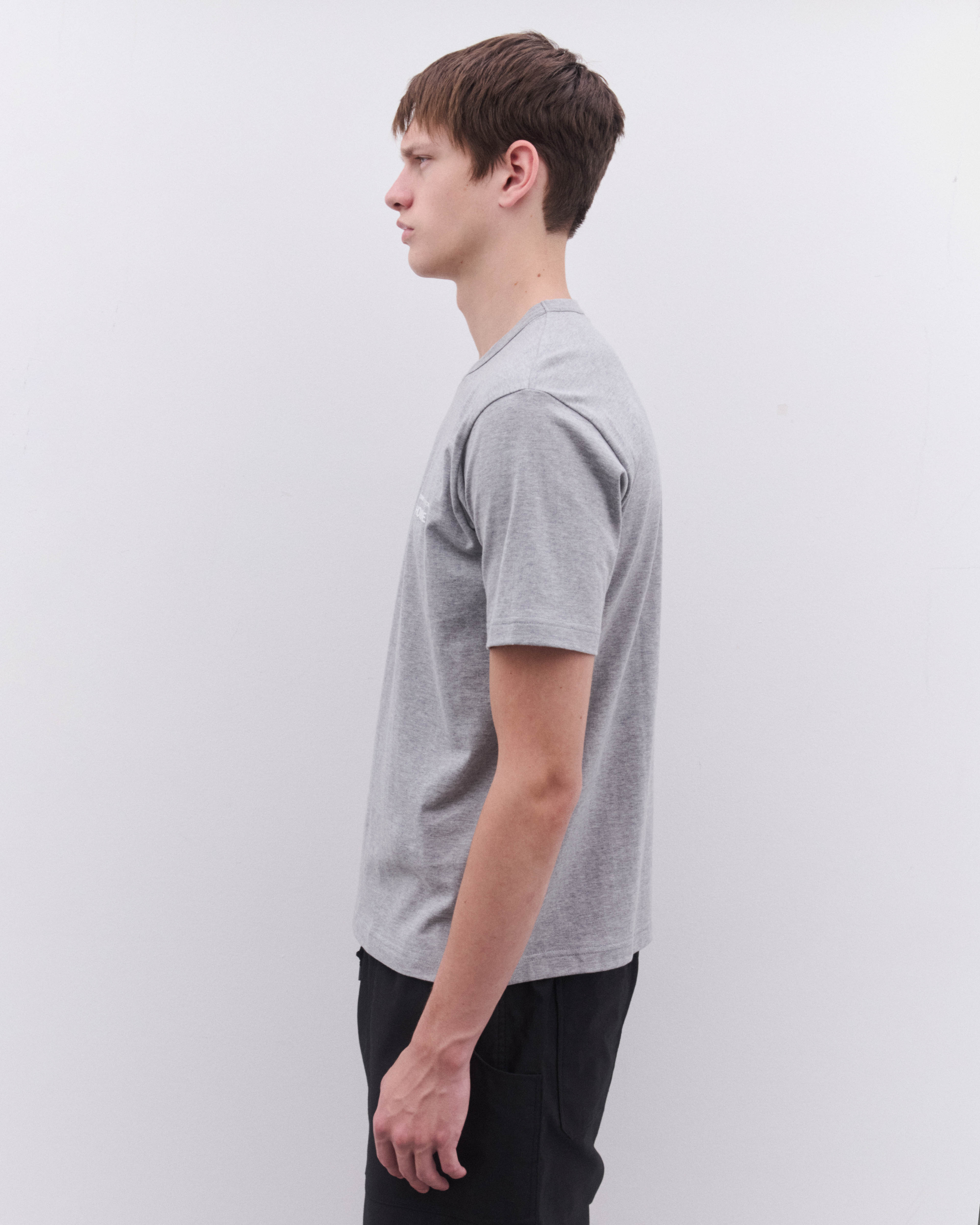CDG Homme: Men's Logo T-Shirt (Grey) | Dover Street Market London