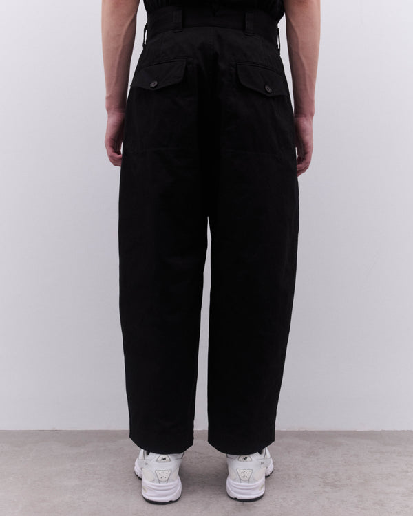 CDG Homme - Men’s Cotton Pleated Trouser - (Black)