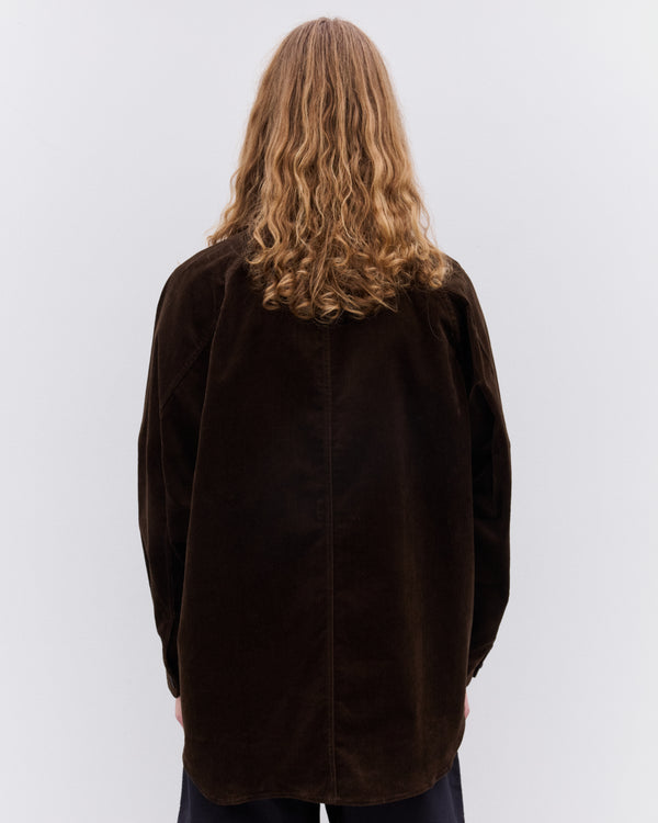 CDG Homme - Men’s Needlecord Shirt - (Brown)