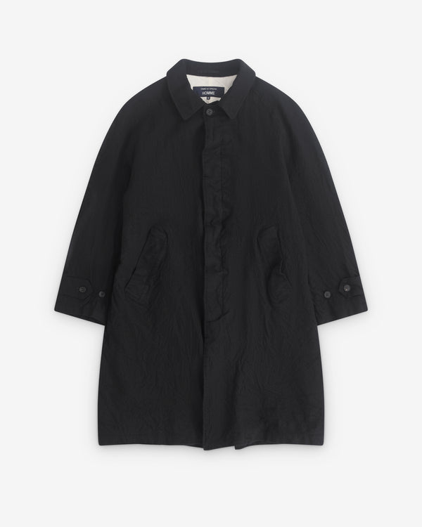 CDG Homme - Men’s Raglan Sleeve  Coat - (Black)