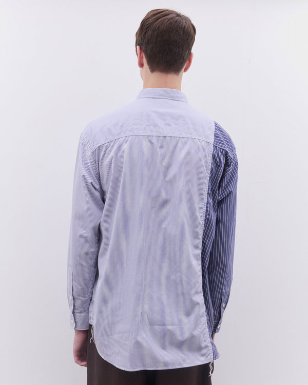 CDG Homme - Men’s Multi Stripe Shirt - (Blue)