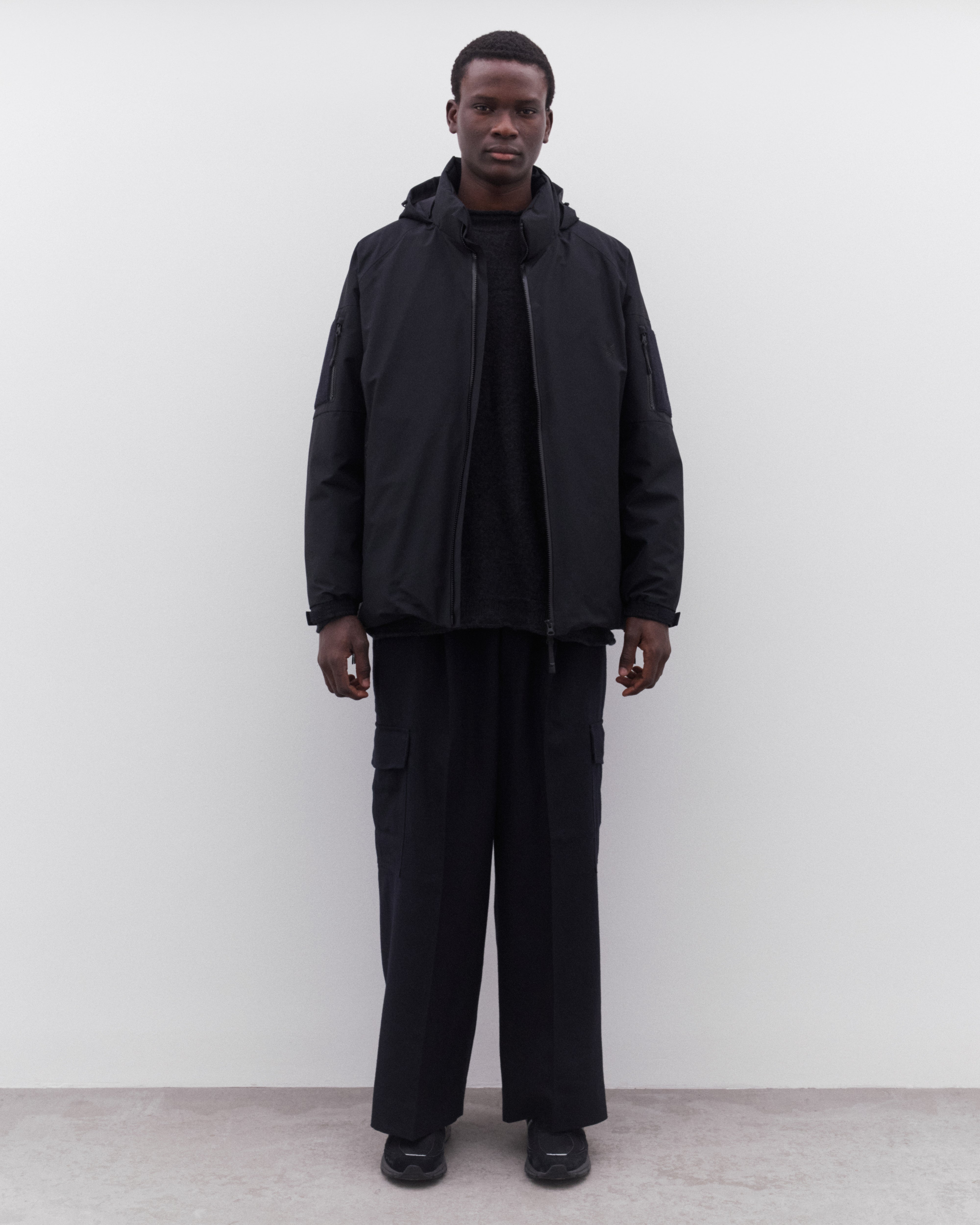 CDG Homme: Men's Padded Shell Jacket (Black) | DSML E-SHOP