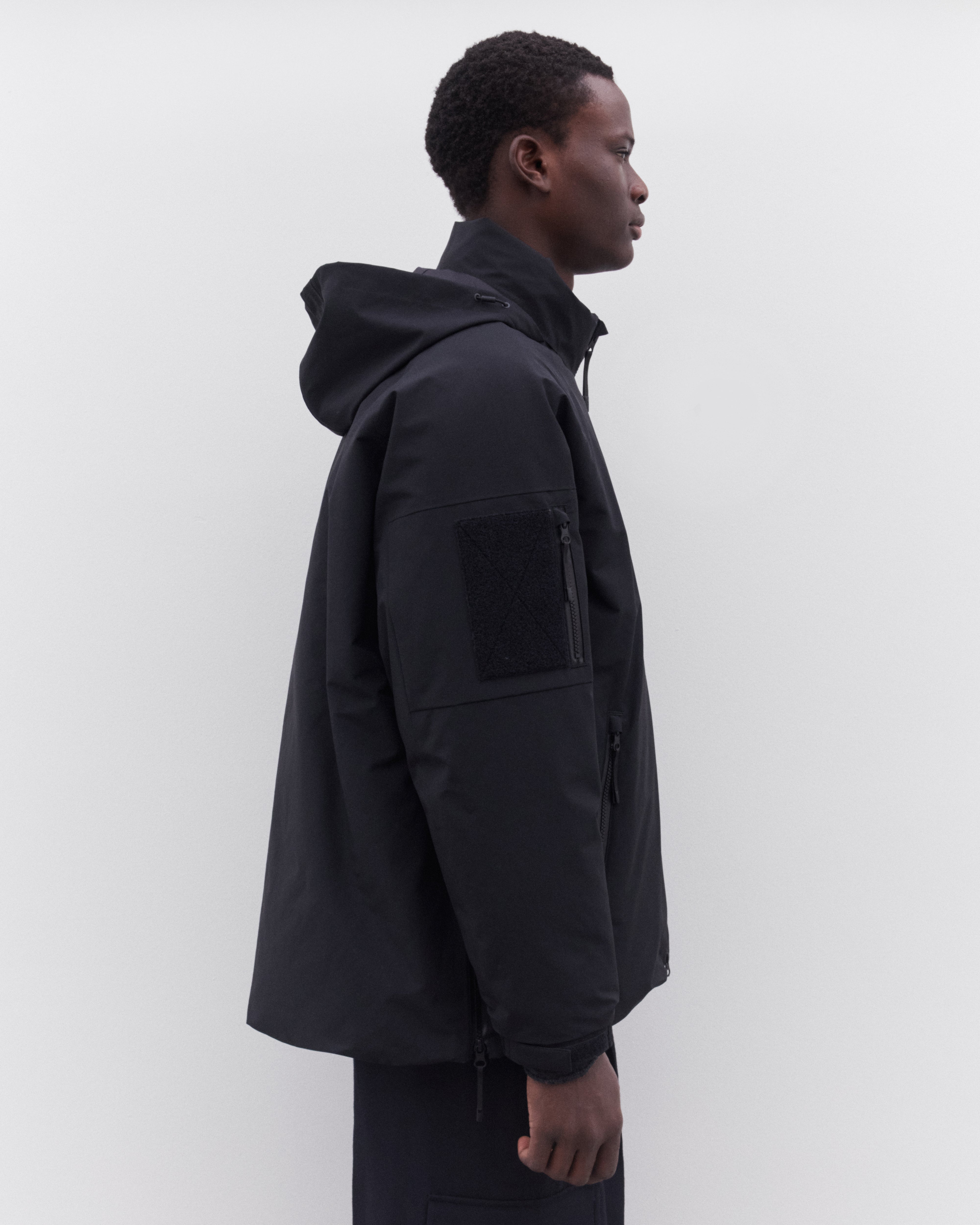 CDG Homme: Men's Padded Shell Jacket (Black) | DSML E-SHOP