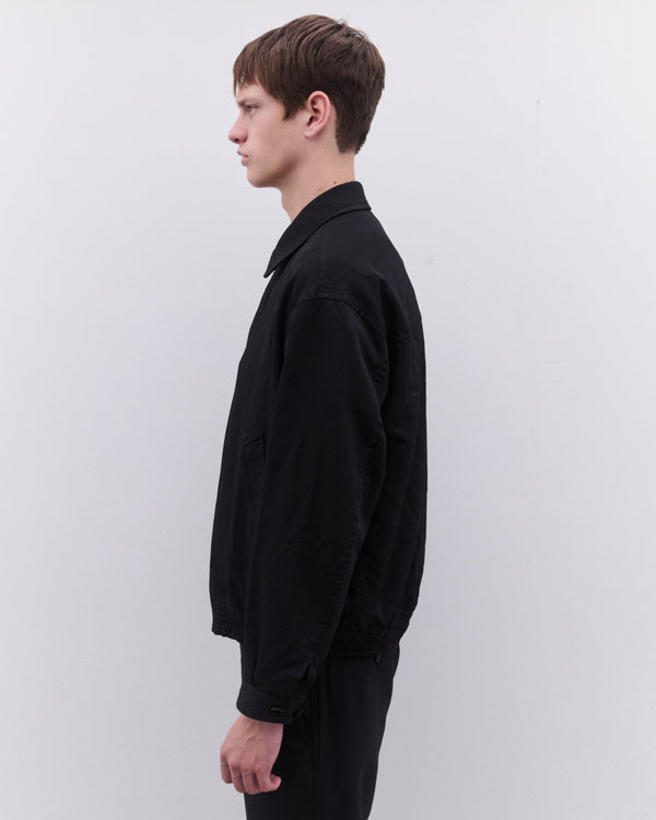 CDG Homme - Men’s Collared Bomber Jacket - (Black)