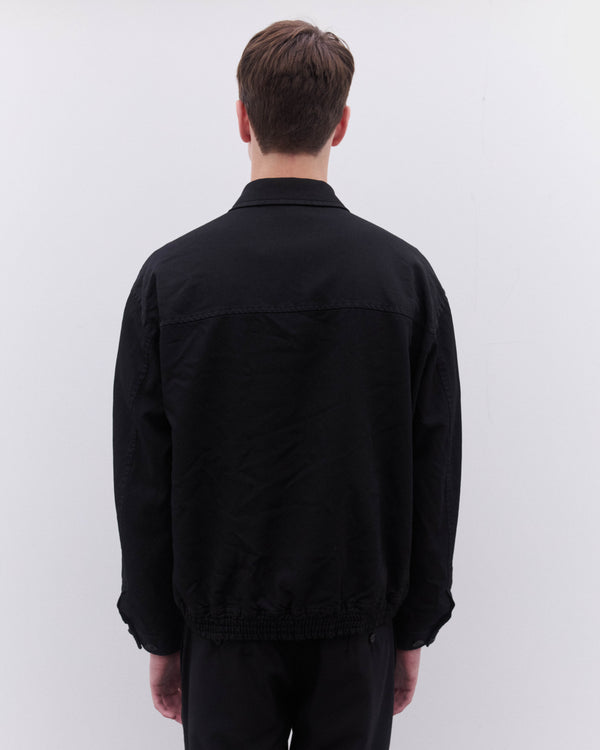 CDG Homme - Men’s Collared Bomber Jacket - (Black)