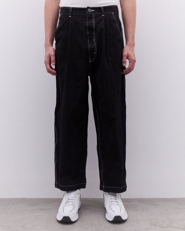 CDG Homme - Men’s Top Stitch Work Trousers - (Black)
