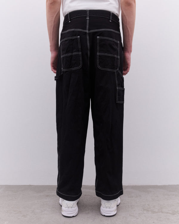CDG Homme - Men’s Top Stitch Work Trousers - (Black)