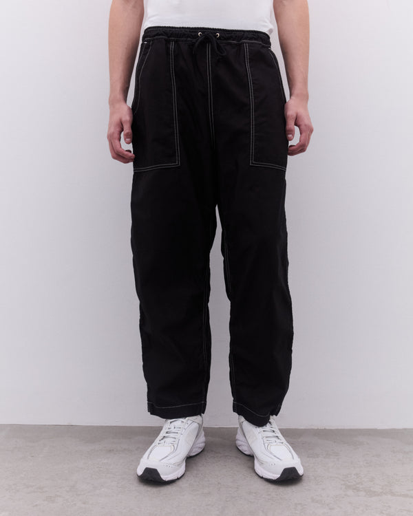 CDG Homme - Men’s Top Stitch Drawcord Trousers - (Black)