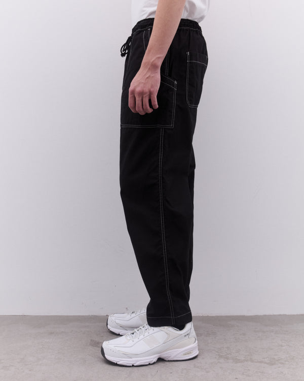 CDG Homme - Men’s Top Stitch Drawcord Trousers - (Black)