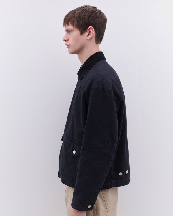 CDG Homme - Men's Zip Jacket - (Black)