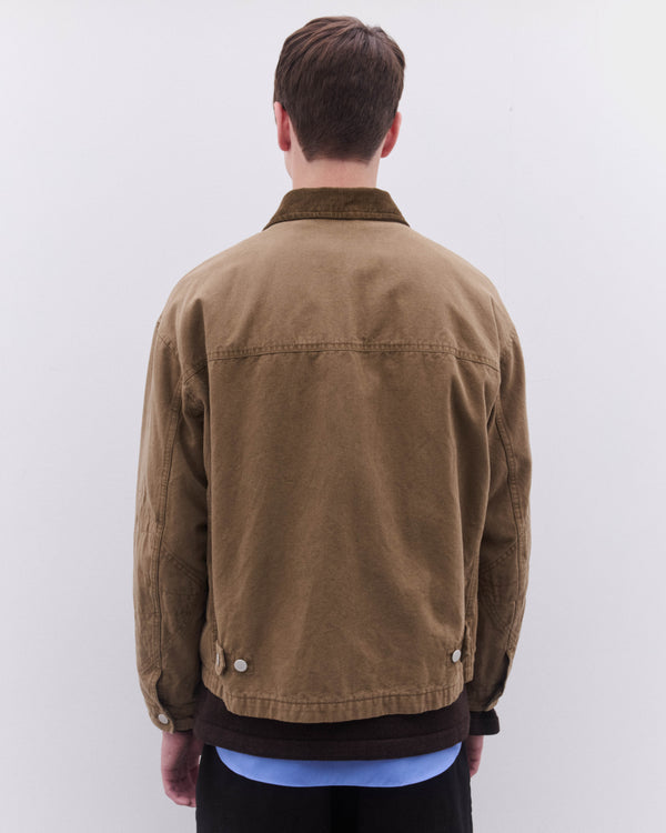 CDG Homme - Men’s Zip Jacket - (Khaki)
