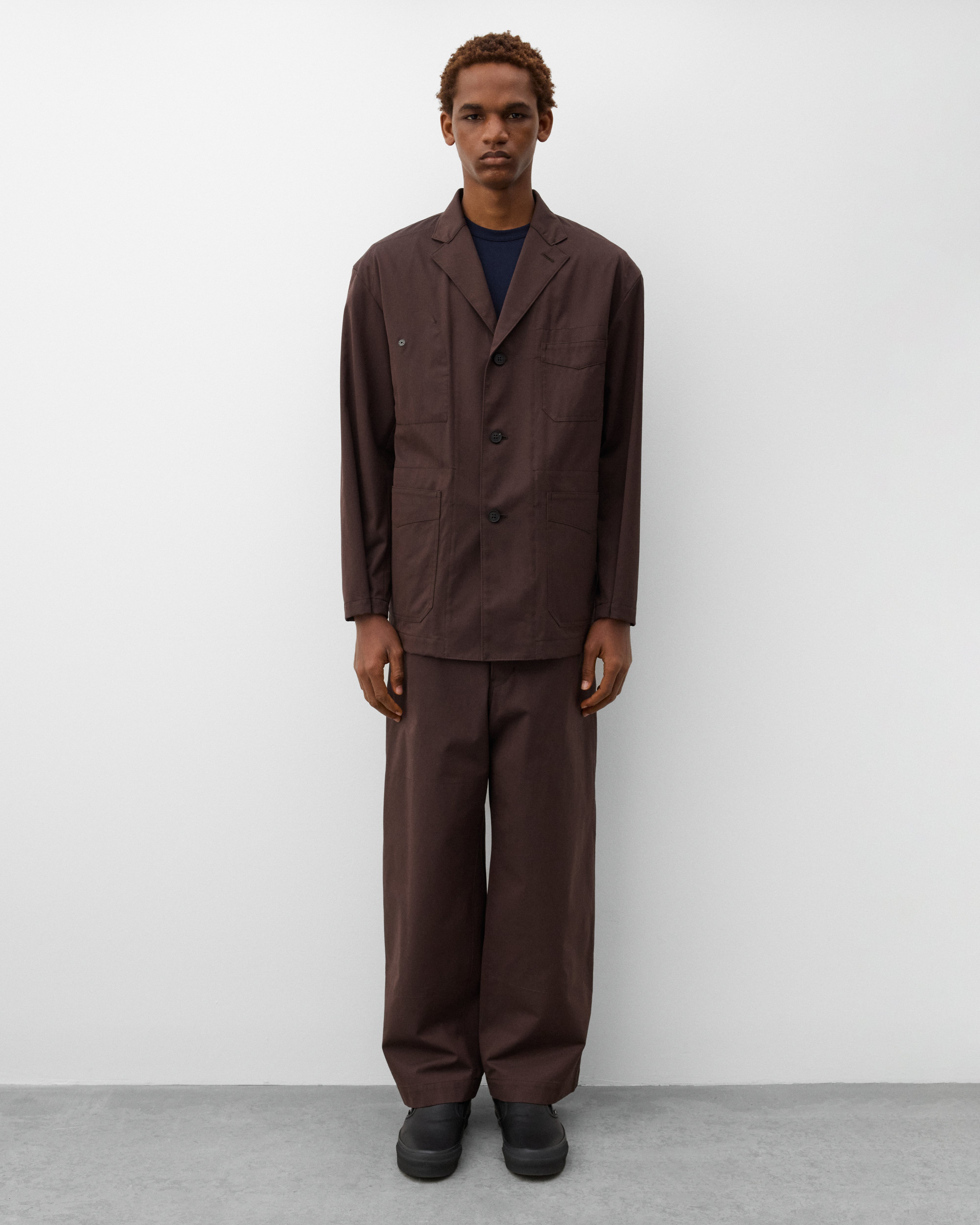 CDG Homme: Men's Utility Jacket (Brown) | Dover Street Market London