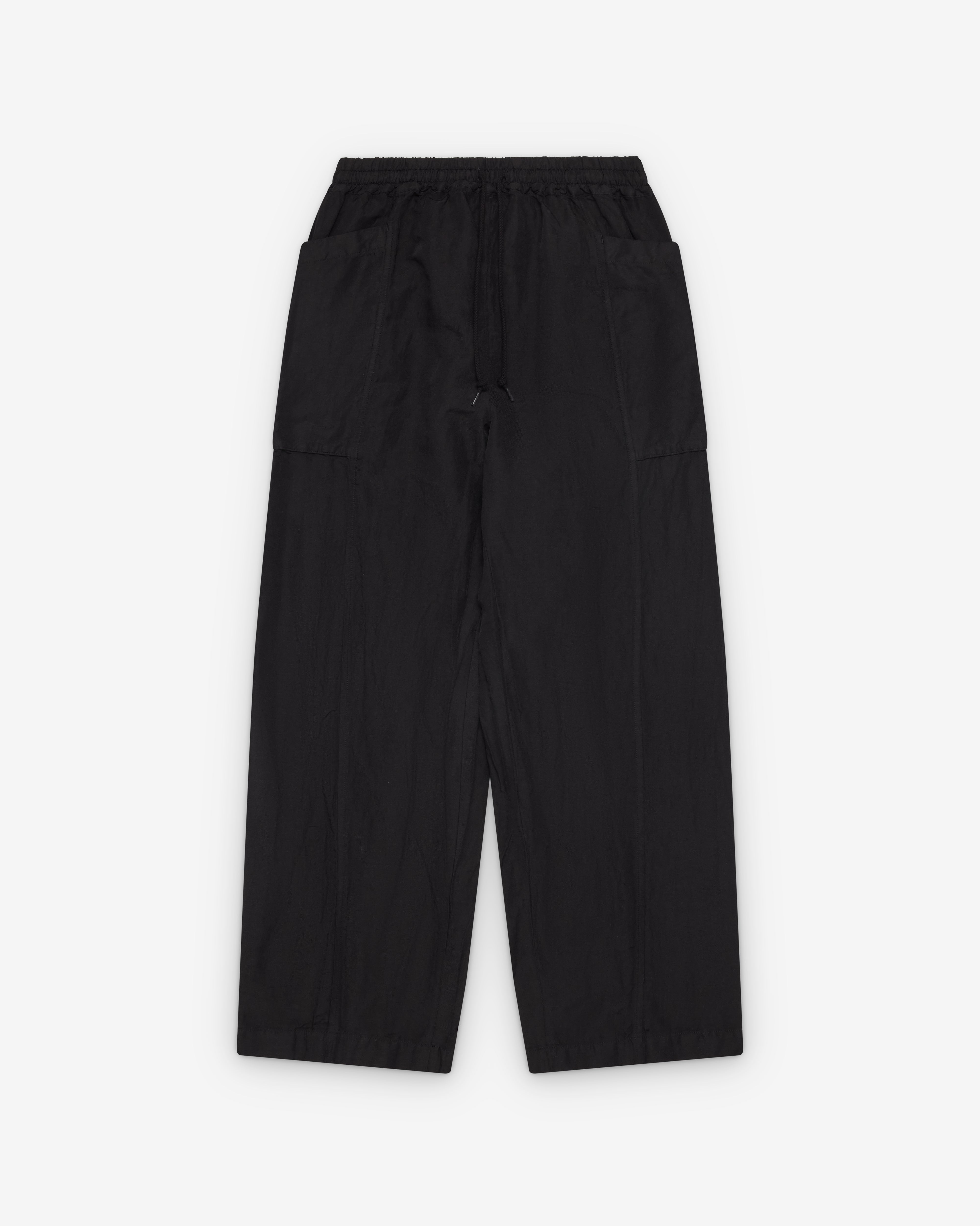 CDG Homme: Men's Garment Dyed Trousers (Black) | Dover Street