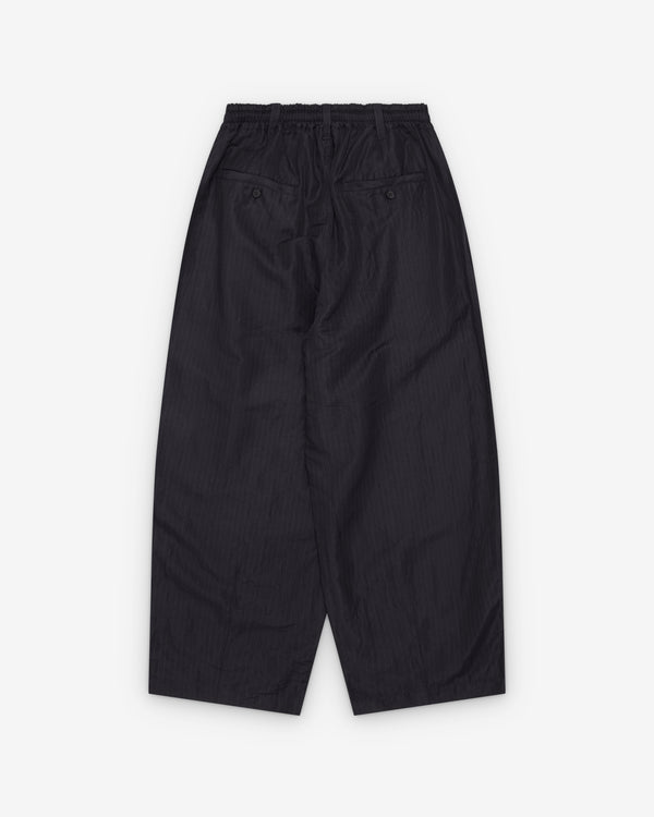 CDG Homme - Men's Loose Fit Striped Trousers - (Navy)