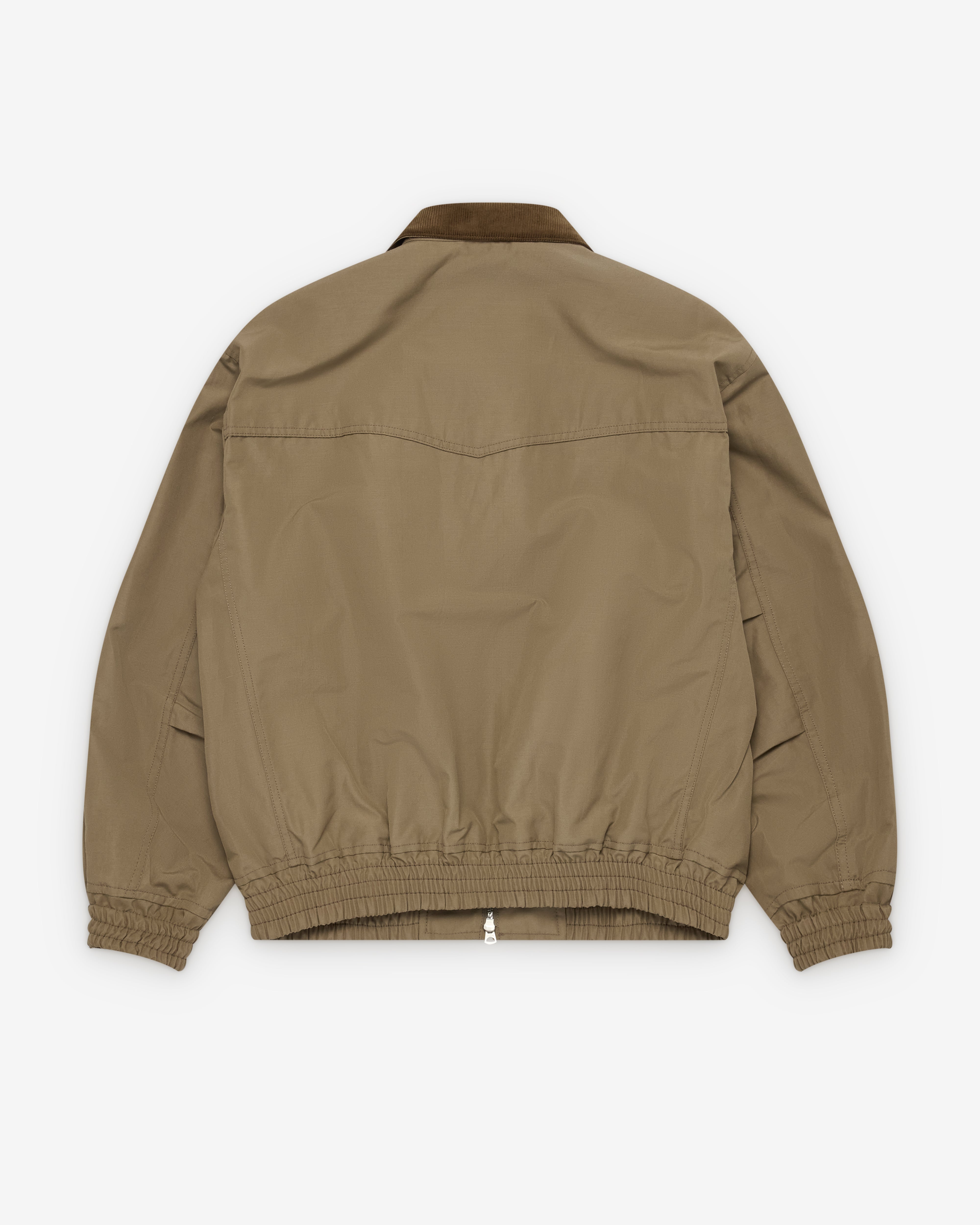 CDG Homme: Men's Harrington Jacket (Beige) | Dover Street Market