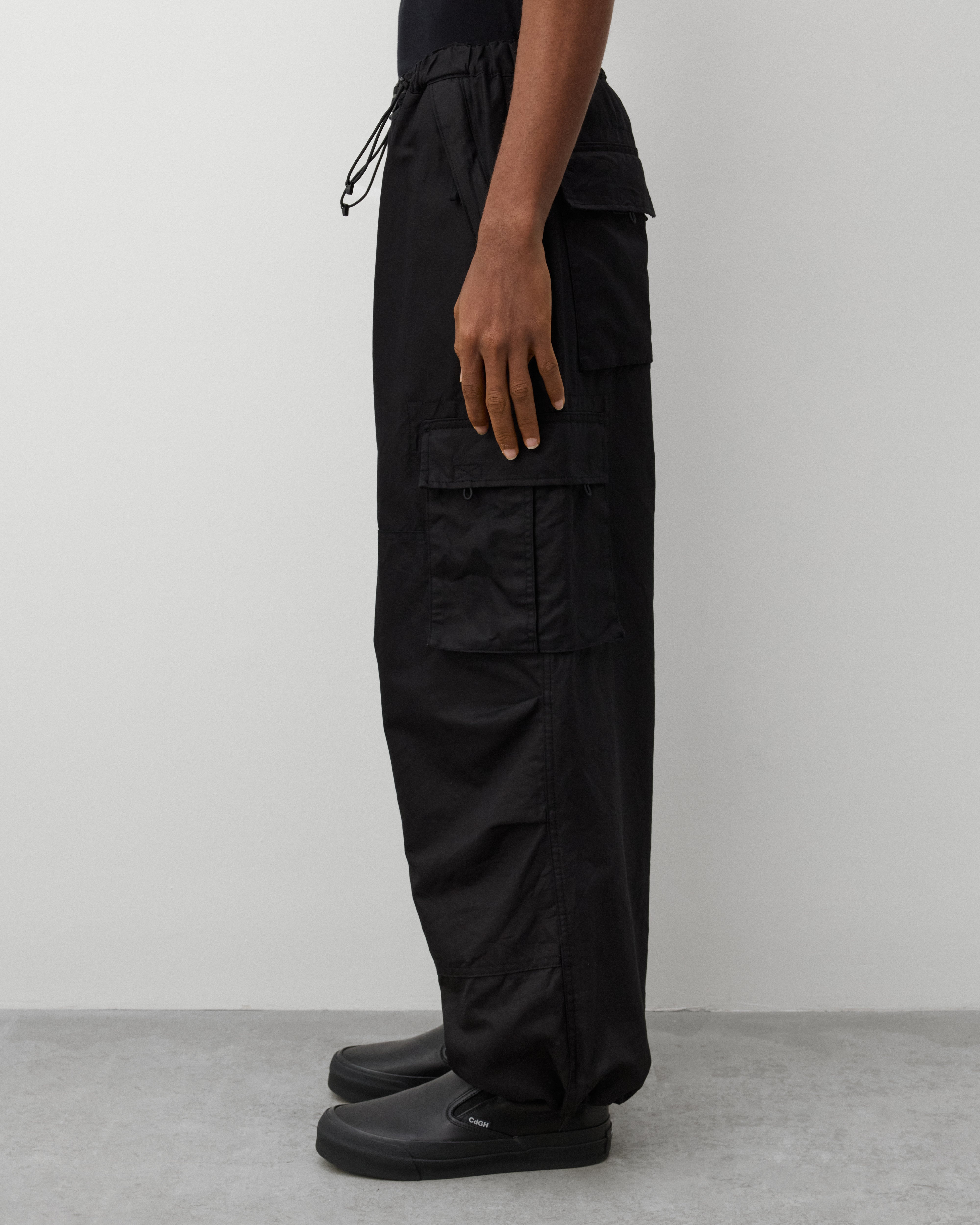 CDG Homme: Men's Cargo Pants (Black) | Dover Street Market London