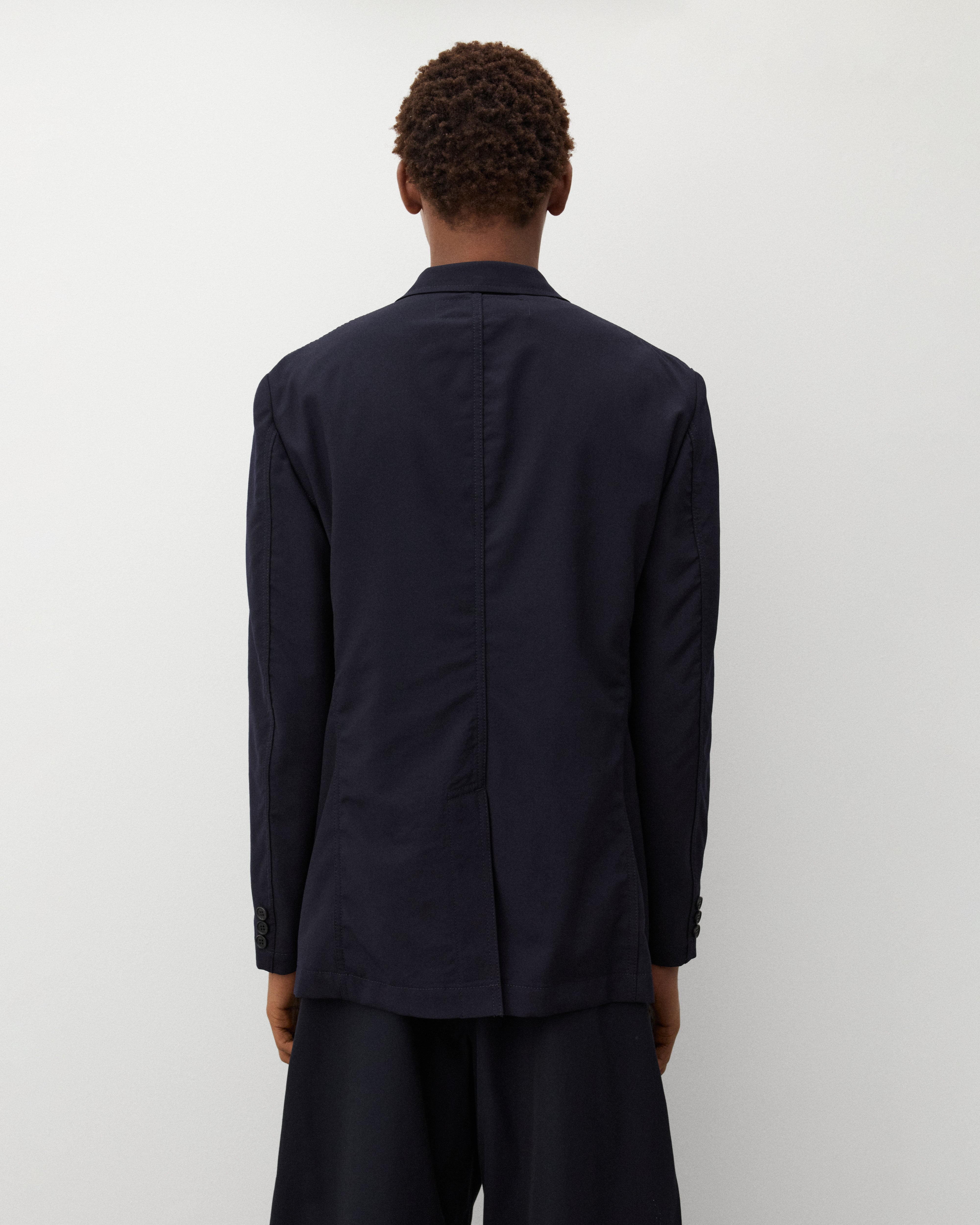 CDG Homme: Men's Two Button Blazer (Navy) | Dover Street Market London