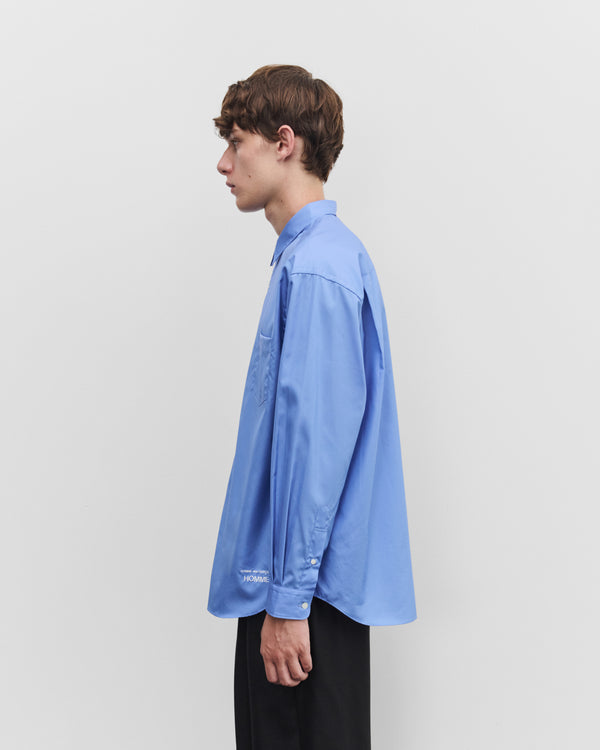 CDG Homme - Men's Logo Shirt - (Sax)