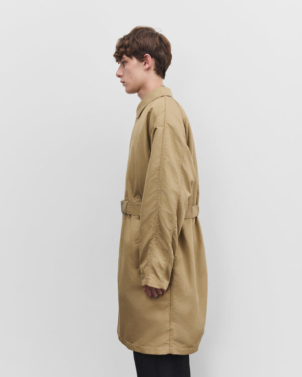 CDG Homme - Men's Belted Car Coat - (Beige)