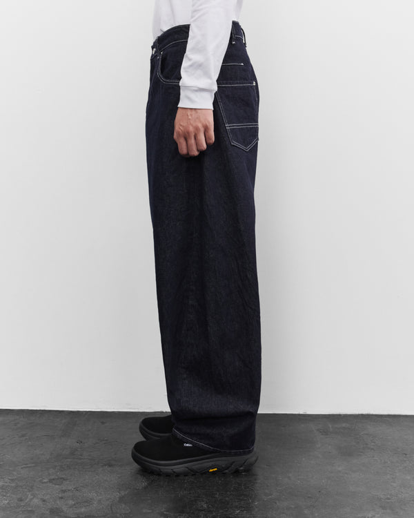CDG Homme - Men's Barrel Denim Jeans - (Navy/White)