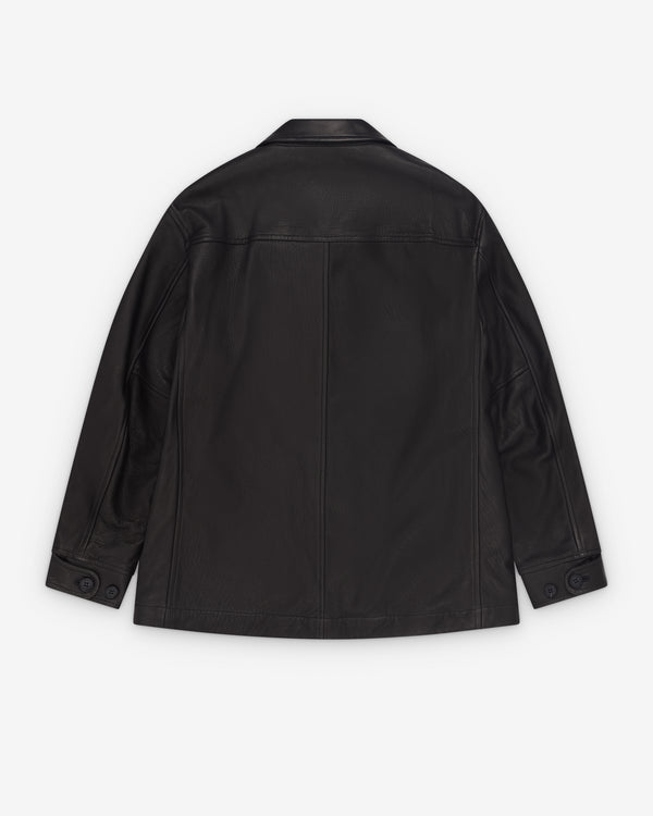 CDG Homme - Men's Deer Skin Leather Jacket - (Black)