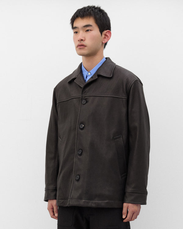 CDG Homme - Men's Deer Skin Leather Jacket - (Black)