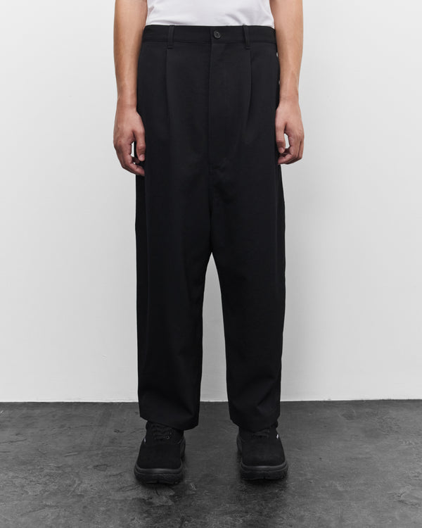 CDG Homme - Men's Wide Leg Trousers - (Black)