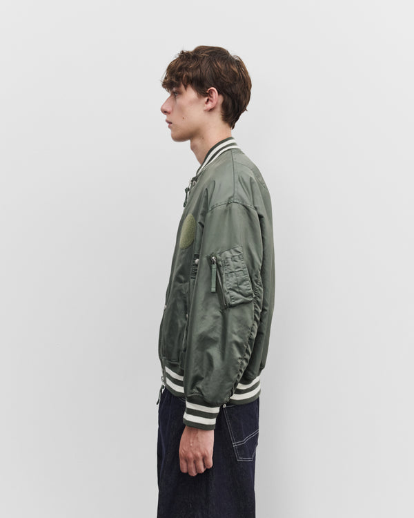 CDG Homme - Men's MA-1 Jacket - (Khaki)