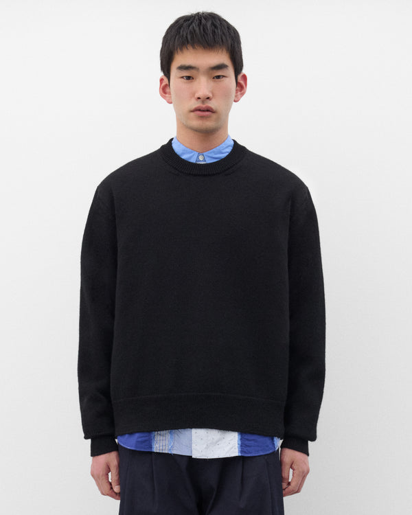 CDG Homme - Men's Knit Wool Pullover - (Black)
