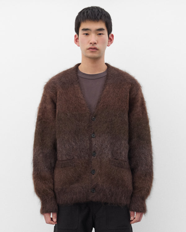 CDG Homme - Men's Mohair Cardigan - (Brown)