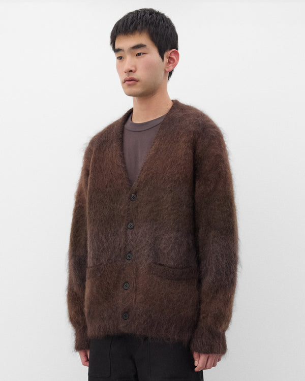 CDG Homme - Men's Mohair Cardigan - (Brown)