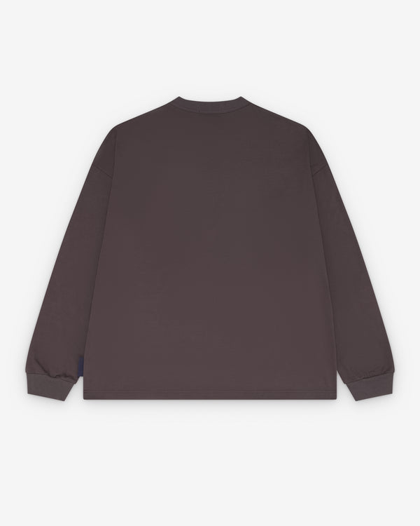 CDG Homme - Men's Long Sleeve Pocket T-Shirt - (Brown)