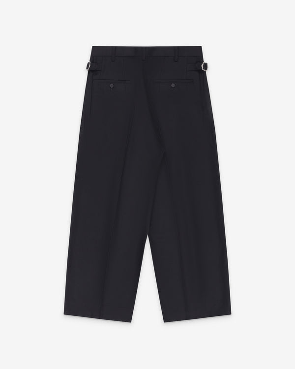 CDG Homme - Men's Wool Flannel Trousers - (Black)