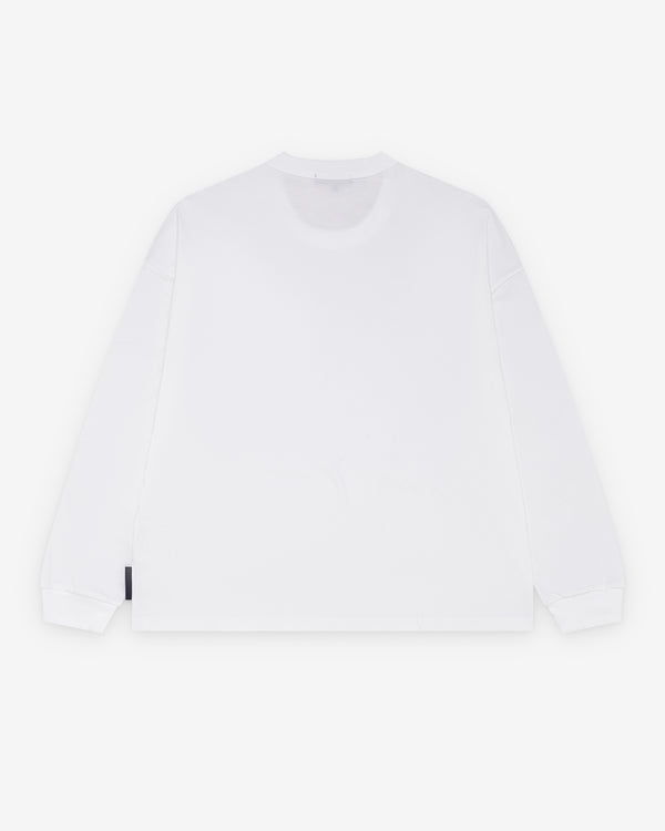 CDG Homme - Men's Long Sleeve Pocket T-Shirt - (White)